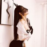 高挑大长腿颜值妹子-兰花雅阁